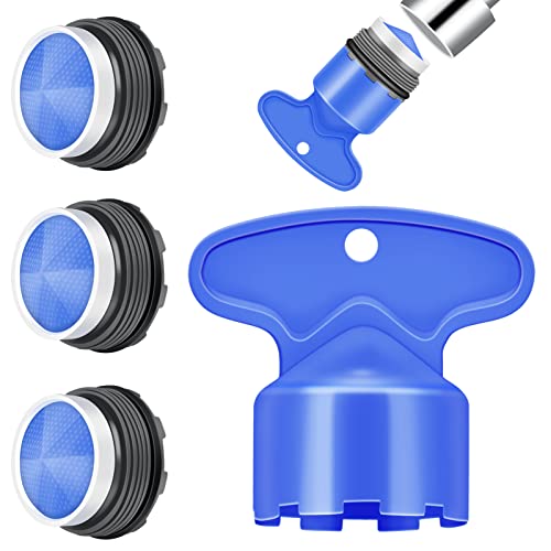 M18 x 3 Lot de 3 mousseurs de robinet mousseur pour robinets, clés d'aération pour robinets, tamis de robinet, mousseur Cover