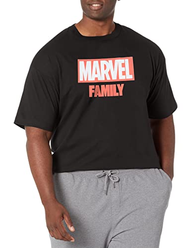 T-shirt Marvel noir 5XL homme : idéal pour vos journées détente geek