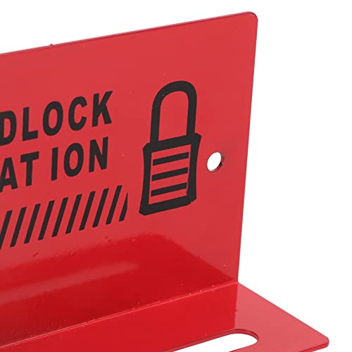 Station de gestion de cadenas murale en acier pour consignation de sécurité