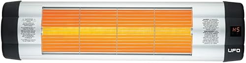 Miniatura 1 de UFO UK-15  Calentador de espacio de eficiencia energética  Calentador de habitación de 1500 vatios  Tecnología infrarroja beneficiosa  Montaje en