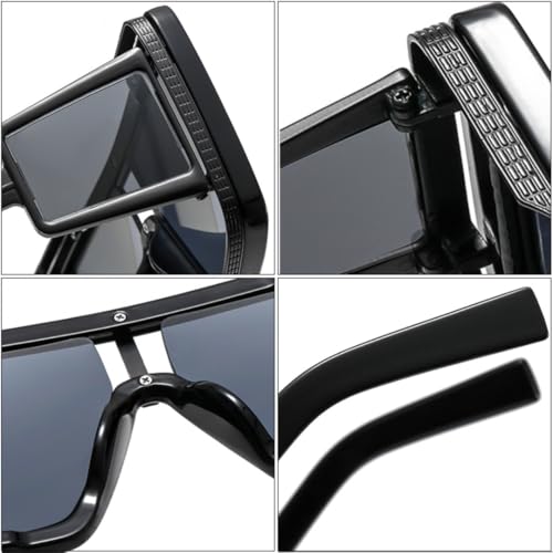 Lunettes de soleil surdimensionnées pour bloquer l'éblouissement avec style - 5