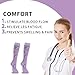 fenglaoda Compression Socks Women Men 6 Pairs, Knee High Best Support Circulation Socks for Running, Travel, Flight, Nurse