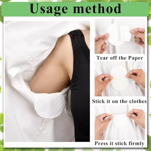 Achselpads Damen, 120 Stück Selbstklebende Achselpads, Anti-Achselschweiß Pads, Unsichtbar, Eng Anliegend, Schweißabsorbierend