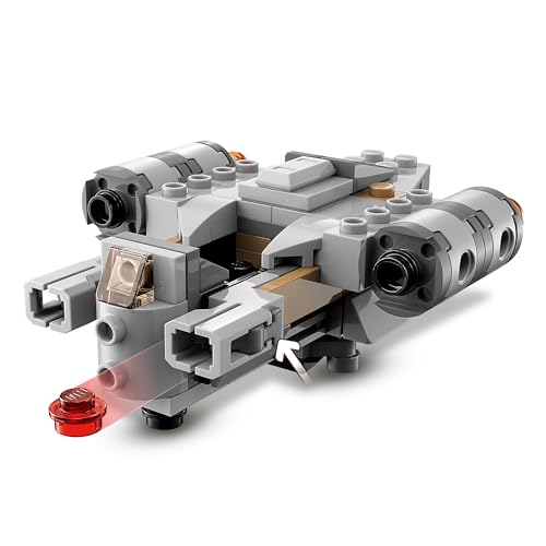 75321 Star Wars Microfighter Razor Crest, Playset con Cannoniera Mandalorian e Minifigure per Bambini dai 6 Anni in su - Lego - Immagine 5