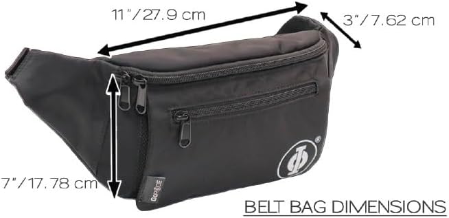 Miniatura 3 de GoRide Riñonera o riñonera Premium Go, Negro -, Cinturón cruzado o riñonera