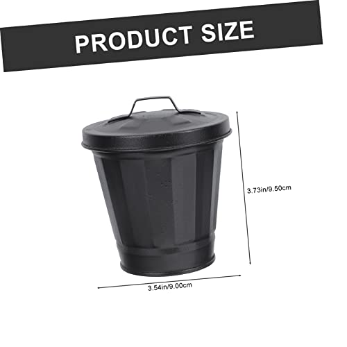 Mini caneca de basura de escritorio PRETYZOOM 2 piezas miniatura 2
