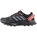 adidas Performance Women's Rockadia Trail w Athletic Shoe, Carbon/raw Steel/Trace Scarlet, 8.5 M US