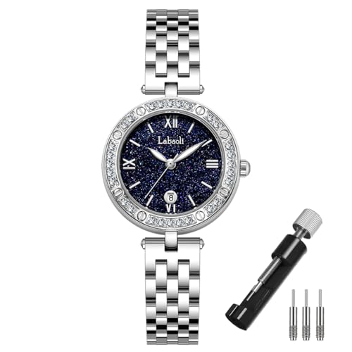 Montre femme petit cadran simple quartz analogique or argent