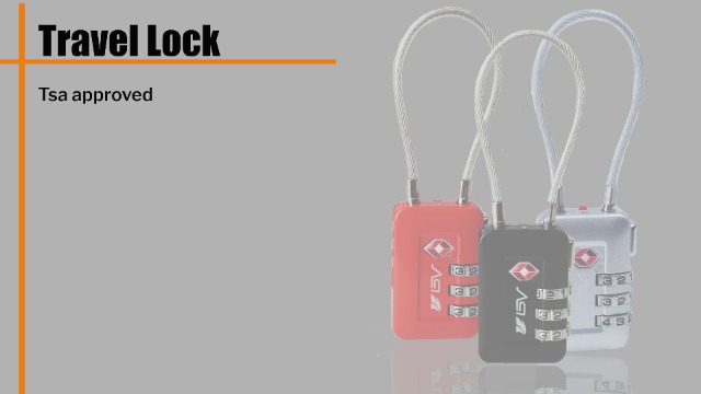 TSA Accepted Luggage Travel Lock, Set-Your-Own Combination Lock for School Gym Locker, Luggage Suitcase Baggage Locks, Filing Cabinets, Toolbox, Case (Black, 2 Pack)