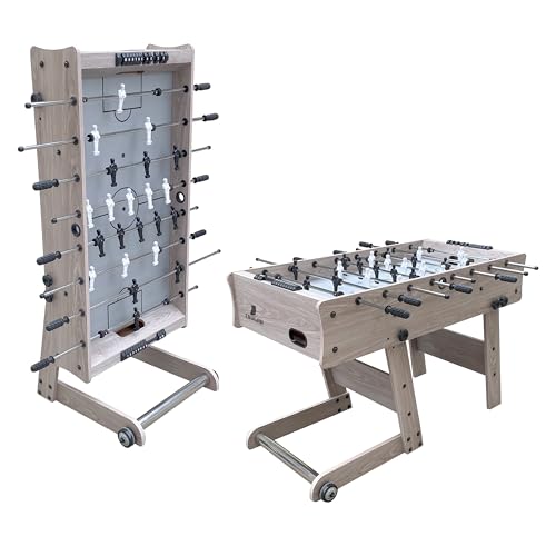 Football de table Cougar pliable pour jouer dans le salon sans encombrer l'espace de vie familial