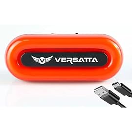 VERSATTA LED Helmet Light, Motorcycle Helmet Light, Bike Bicycle Rear Red Safety Light for Night Riding, Warning Tail Rechargeable Light with Type-C Cable