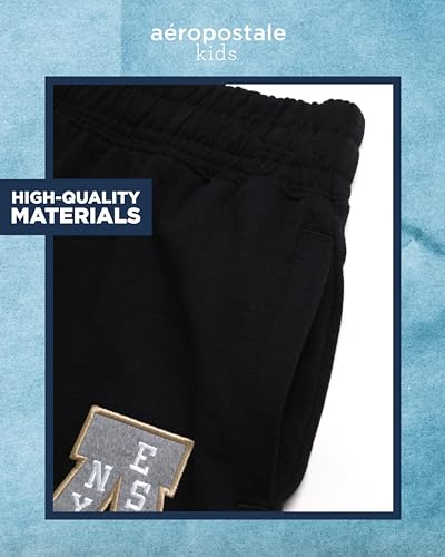 AEROPOSTALE Boys' Active Shorts - Fleece Sweat Shorts with Pockets - Gym Running Performance Athletic Shorts (4-16)3