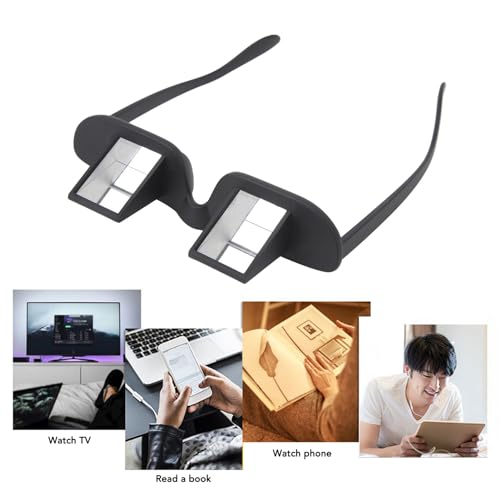 Horizontal Reading Glasses, Lazy Glasses 90° Bed Prism Spectacles Unisex for Laying Down Reading Watching TV Streaming - Image 4