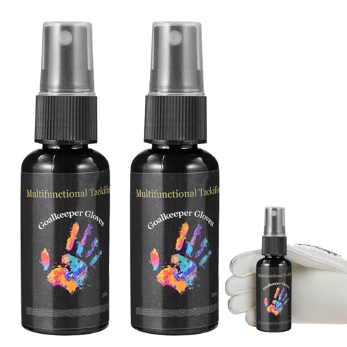 El Mejor Listado de Sprays adhesivos al mejor precio. 47 Genérico 2 Piezas Spray De Agarre para Guantes De Portero, 30ml Spray Pegajoso para Fútbol, Sprays De Agarre para Guantes, para Familia Amigos Mujeres Niños Niñas Jóvenes