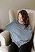 aden + anais Snuggle Knit 6-in-1 Stretchy Multi-Use Cover for Car Seat, Nursing, Cart, Baby Swing, High Chair, Infinity Scarf, Navy Stripe