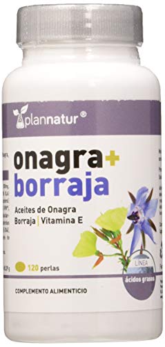 Plannatur Onagra + Borraja + Vit; e 500Mg. 120 Perlas - 1 unidad