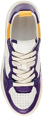 Steve Madden Women's Everlie Sneaker, Purple Multi, 9 | Image 3