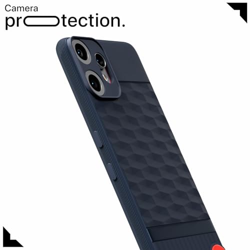 Image of Amazon Basics Back Cover for CMF by Nothing Phone 2 Pro 5G | Full Camera Protection | TPU Soft Flexible Shockproof Bumper Case(Blue)