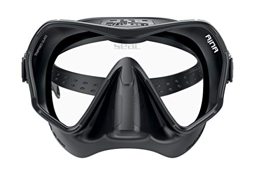 Seac Ajna, Frameless Scuba Diving Mask With Wide View, 100% Silicone Skirt #TOP1