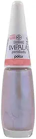 Impala Esmalte Perolado Polar Branco, 7.5ml Blister (embalagem pode variar)
