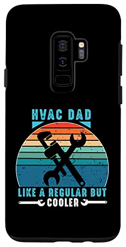 Galaxy S9 HVAC Technician Dad Mechanic Work Vintage HVAC Experts Case