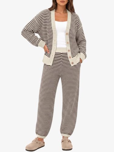 Image of LILLUSORY Women 2 Piece Sweater Matching Lounge Sets 2026 Fall Outfit