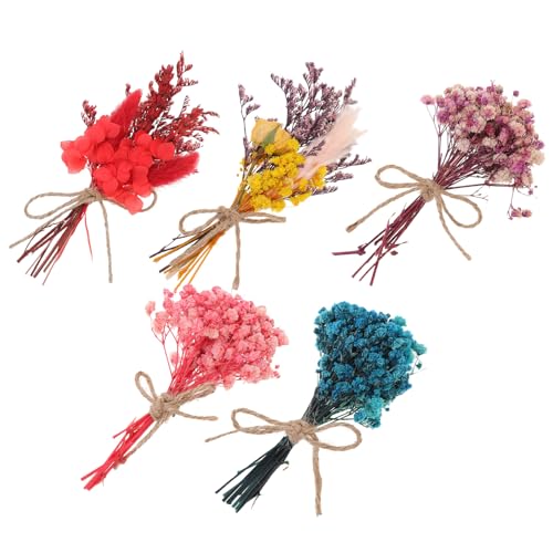 Mini Ramo de Flores Secas ARTIBETTER 5 piezas miniatura 1