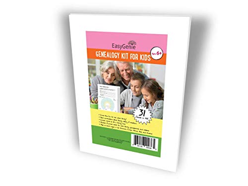 EASYGENIE Family Genealogy Activity Bundle: Charts, Maps and Worksheets for Family Stories and Ancestry