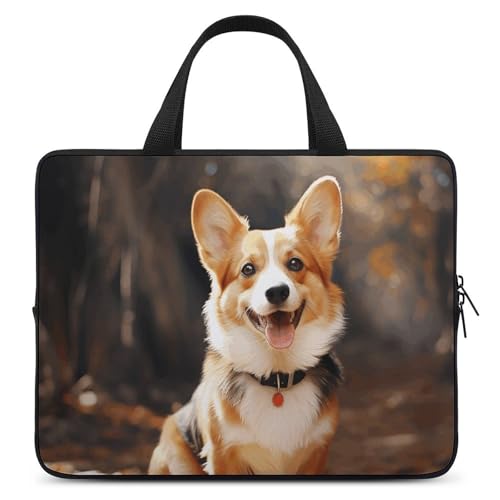 Housse ordinateur 15 pouces Corgi idéale pour vos rendez-vous d'affaires