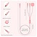 100W USB C Multi 3 in 1 Smart iWatch Charge Cable for iPhone/Apple Watch, Type C PD Fast Charge iWatch Charger Cable for W-atch Series 10/9/8/7/6/5/4/3/2/SE/Ultra 2/iPhone 16/15/14/iPad/Samsung-Pink