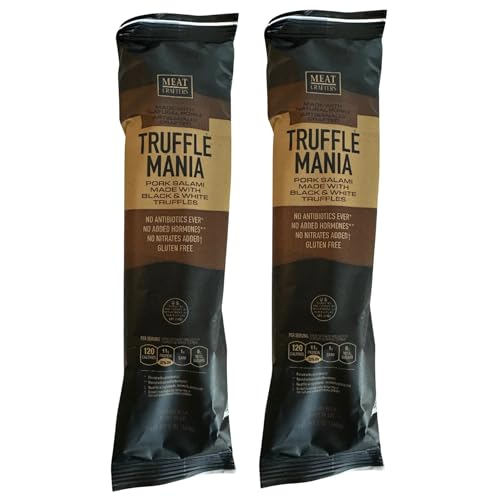 MeatCrafters Truffle Mania, Dry Cured, No Added Nitrites or Nitrates, Antibiotic Free, All Natural Meat, 5oz (2-Pack)
