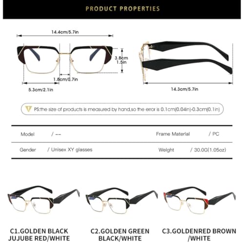 Lunettes œil-de-chat léopard asymétriques pour un look décontracté chic - 7