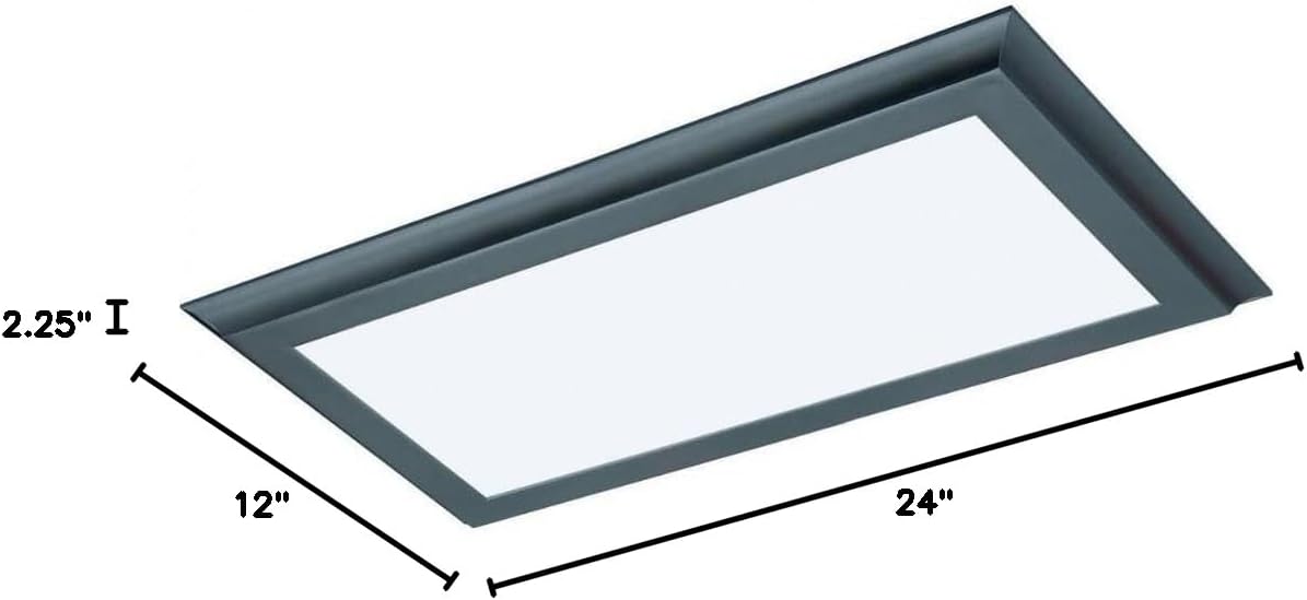 NUVO 62/1182 Blink Plus Surface Mount LED Fixture,Bronze, 2.25x24.00x12.00