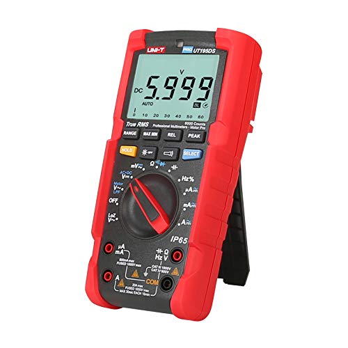 Image of UNI-T Industrial Digital Multimeter UT195DS (IP65, 2M Drop Test) True RMS 6000 Counts AC DC Voltage Current LOZ ACV Resistance Capacitance Frequency Duty Cycle Diode Continuity Test Auto /Manual Range
