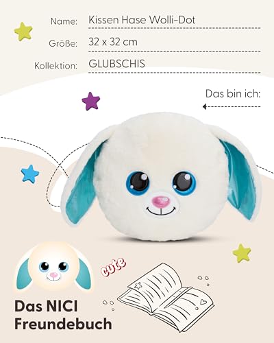 Nici Rabbit Wolli-dot 32x32 Cm Figural Cushion One Size