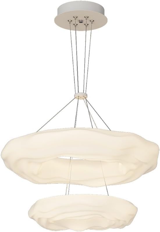 Lustre nuage design nordique pour illuminer votre salon chaleureux