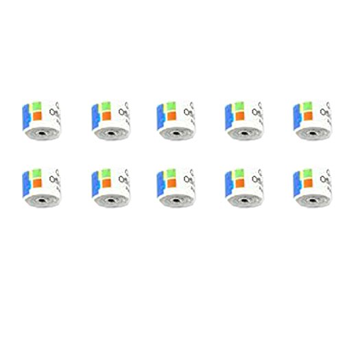 GEO-VERSAND 10 x Logstreifen- mit Metallstift - für Mag. Nano, weiß, XS, 11506 Cover