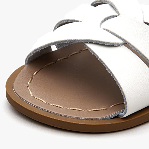 Image of Weestep Toddler Little Kid Girls Summer Sandals | Adjustable Fit, Hook-and-Loop, Elastic Band, Quick-Dry
