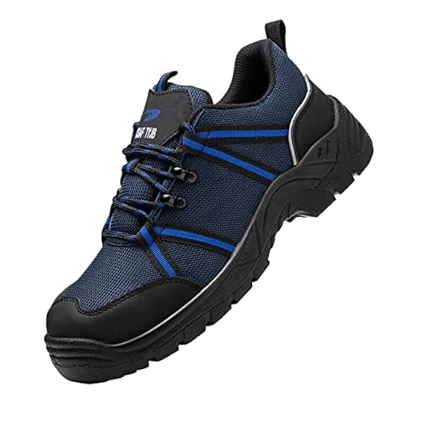 Beschermschoenen Stalen Kap,Ademende Veiligheidstrainers Dames Lichtgewicht Veiligheidsschoenen Voor Unisex,▁