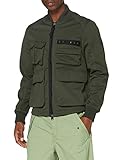 Gerippter Ausschnitt G-STAR RAW Mens Multipocket Softshell JKT Jacket, Asfalt B318-995, XX-Small