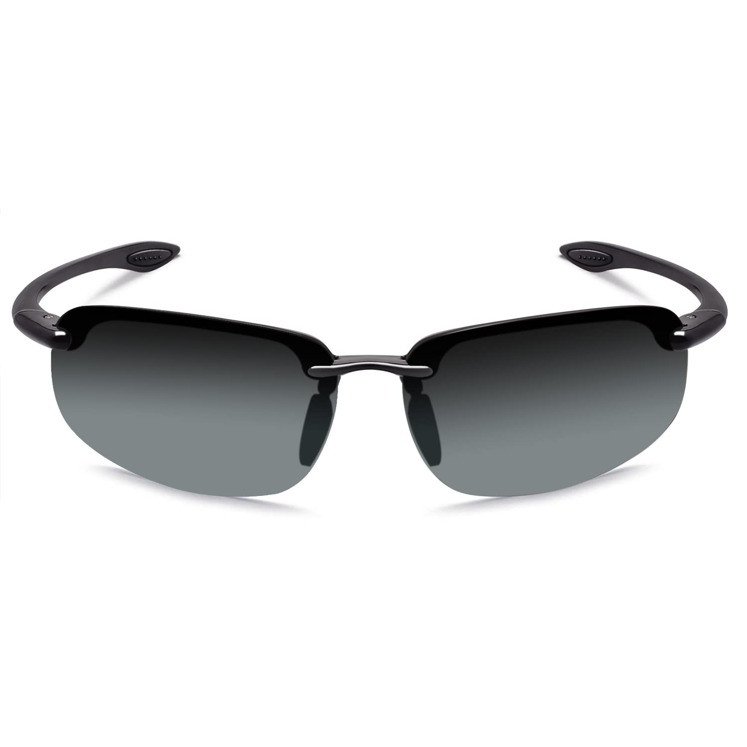 JULI MJ8001 - Occhiali da sole sportivi per uomo e donna, montatura senza montatura Tr90, per corsa, pesca, baseball, guida
