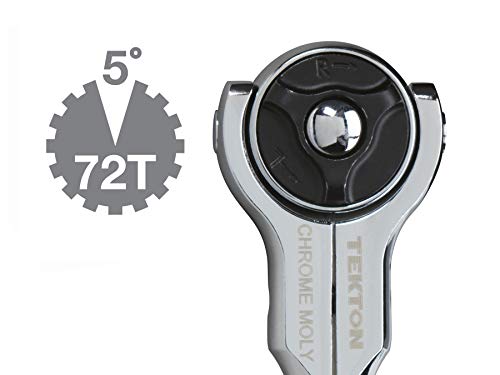 Tekton 3/8 Inch Drive X 9 Inch Swivel Head Quick-Release Ratchet | 1491 #TOP2