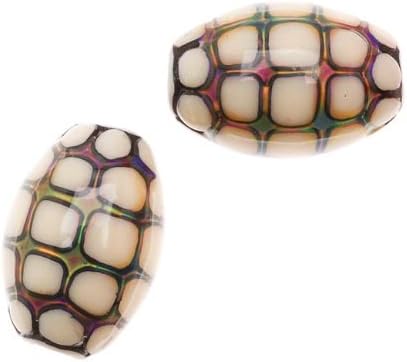 Mirage Color Changing Mood Beads - Ocean Pearl Pattern 19x13mm (2)