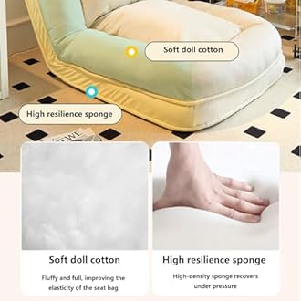 White Folding Tatami Pull Out Lazy Sofa Bed - Ideal For Home Or Office Use - Lazy Sofa Couch Bed For Bedroom, Living Room