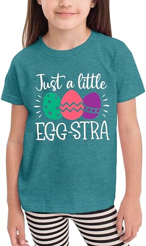 Image of Easter Shirt Toddler Boys Girls Funny Bunny Graphic Tee Kids Easter Rabbit Short Sleeve Gift Tops