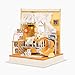 DIY Miniature House Kit | Baby Nursery Replica Mini Dollhouse Kit w/Instructions, Nursery Accessories, & LED Lights | DIY 3D Dollhouse Kit | Dollhouse DIY Craft Kit | Mini House Making Kit 1:24 Scale