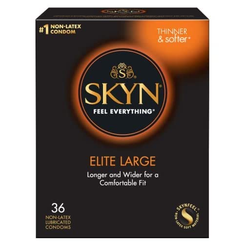 Skyn Elite Large Non-Latex Condoms, 36 Count #TOP23