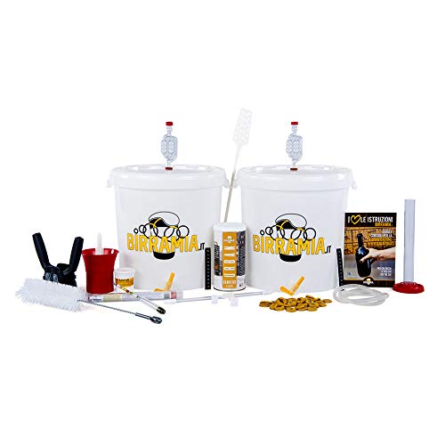 Kit di Fermentazione per Birra fatta in casa FREE 'L'ORIGINALE BIRRAMIA' con 2 fermentatori completi