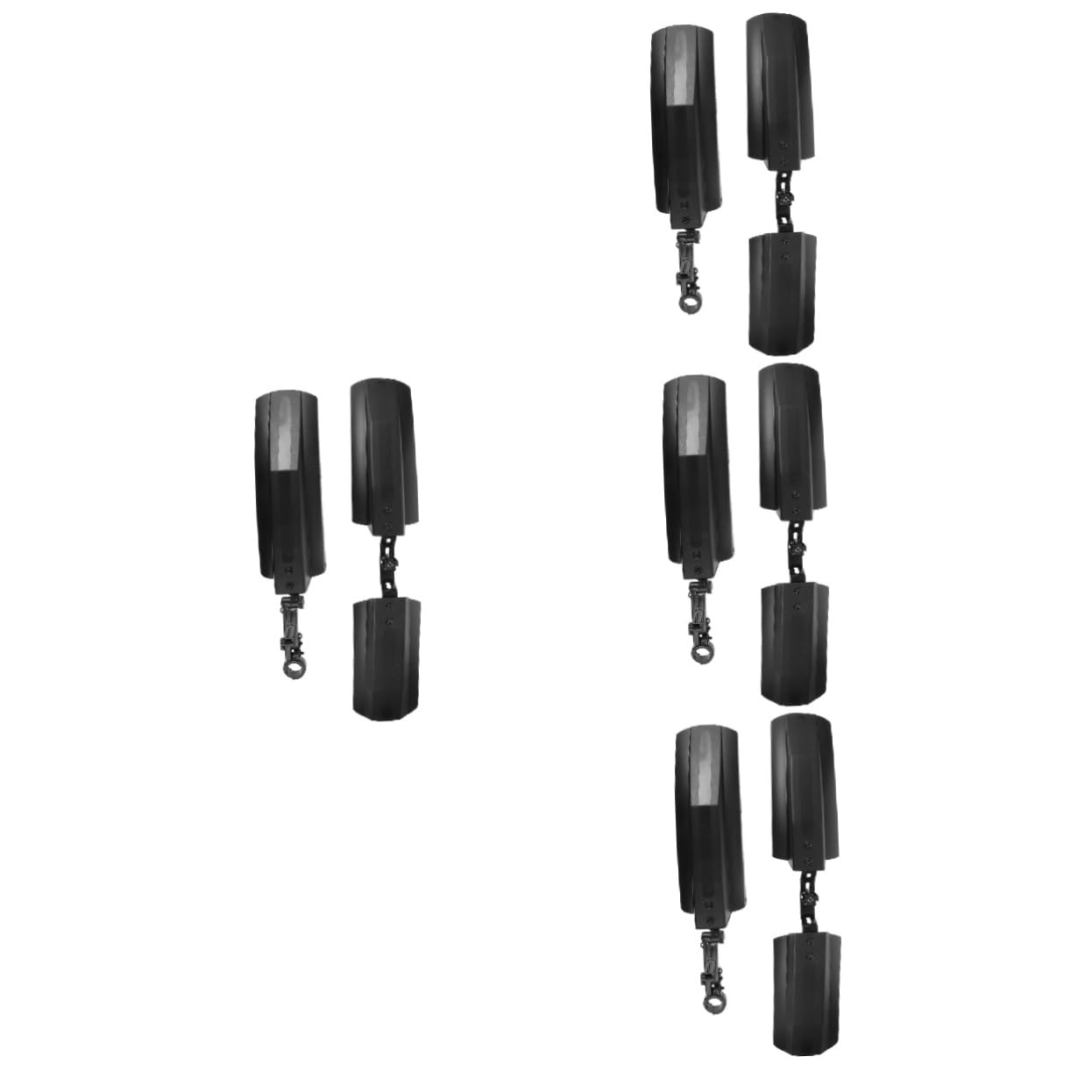Sosoport Garde-Boue vélo Lunettes de Cyclisme Garde-Boue de Cyclisme Pratique chaîne de vélo béquille saleté Garde-Boue pour vélo Garde Boue vélo Garde Boue VTT Plastique Black