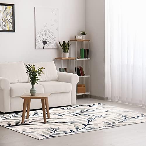 Liora Manne Canyon Indoor/Outdoor Area Rug - (Vines Ivory) (7'8" Round)